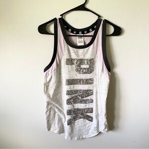 Victorias Secret Pink Bling Tank Top